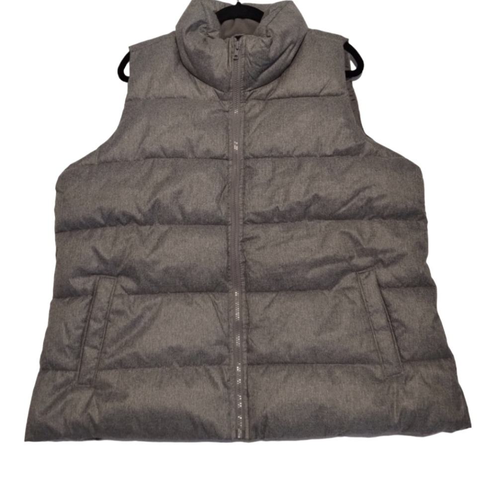 Old Navy Gray Full Zip Down Puffer‎ Coat